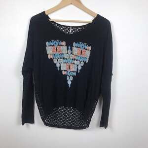 JC fits boho heart long‎ sleeve